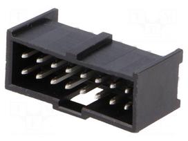 Socket | IDC | male | PIN: 16 | straight | THT | tinned | 2.54mm | Layout: 2x8