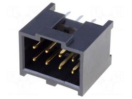 Socket | IDC | male | PIN: 8 | straight | THT | gold-plated | 2.54mm