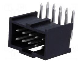 Socket | IDC | male | PIN: 10 | angled 90° | THT | tinned | 2.54mm