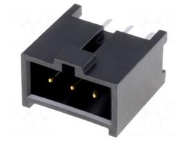 Socket | IDC | male | PIN: 3 | straight | THT | gold-plated | 2.54mm