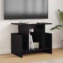 TV staliukas Televizoriaus stovas 2 pcs Juodas ąžuolas 50 x 35 x 45 cm
