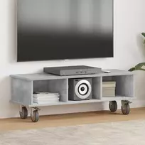 TV staliukas Televizoriaus stovas 100 x 35 x 35 cm Betono pilka