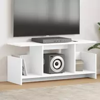 TV staliukas Televizoriaus stovas Balta 102 x 35 x 45 cm Apdirbta mediena