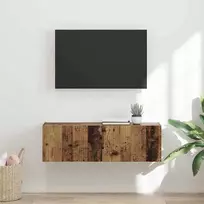 TV staliukas TV sieninė spintelė Senovinis medis 98 x 31 x 29,5 cm