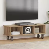 TV staliukas Televizoriaus stovas Amatininkų ąžuolas 100 x 35 x 35 cm