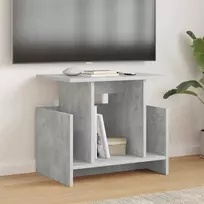 TV staliukas Televizoriaus stovas 2 pcs Betono pilka 50 x 35 x 45 cm