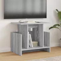 TV staliukas Televizoriaus stovas 2 pcs Pilkas Sonoma 50 x 35 x 45 cm