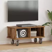 TV staliukas Televizoriaus stovas Senas medis 68,5 x 35 x 35 cm