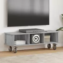 TV staliukas Televizoriaus stovas Pilkas Sonoma 100 x 35 x 35 cm