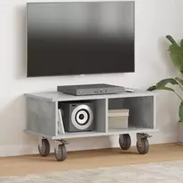 TV staliukas Televizoriaus stovas Betono pilka 68,5 x 35 x 35 cm
