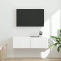 TV staliukas TV sieninė spintelė Balta 98 x 31 x 29,5 cm Apdirbta mediena