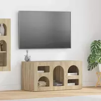 TV staliukas Televizoriaus spintelė Sonoma ąžuolas 80 x 35 x 40 cm