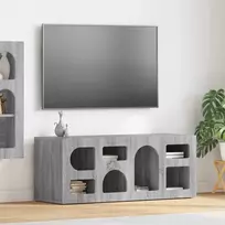 TV staliukas Televizoriaus spintelė Pilkas Sonoma 100 x 35 x 40 cm