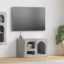 TV staliukas Televizoriaus spintelė Pilkas Sonoma 60 x 35 x 40 cm