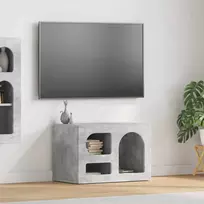 TV staliukas Televizoriaus spintelė Betono pilka 60 x 35 x 40 cm