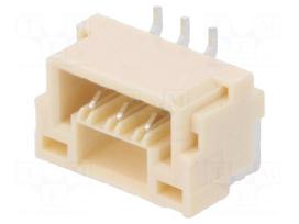 Socket | wire-board | male | GH | 1.25mm | PIN: 3 | SMT | 50V | 1A | vertical