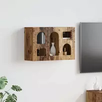 Pakabinama spintelė su lentyna Senas medis 60 x 20 x 40 cm