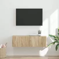TV staliukas TV sieninė spintelė Sonoma 98 x 31 x 29,5 cm Apdirbta mediena