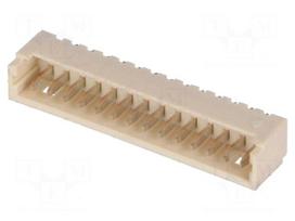 Socket | wire-board | male | PicoBlade | 1.25mm | PIN: 14 | THT | 1A | tinned