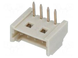 Socket | wire-board | male | PicoBlade | 1.25mm | PIN: 4 | THT | 1A | tinned