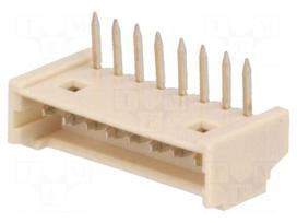 Socket | wire-board | male | PicoBlade | 1.25mm | PIN: 8 | THT | 1A | tinned