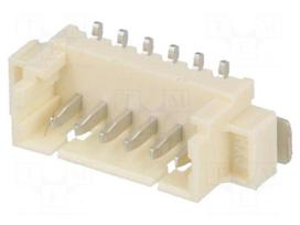 Socket | wire-board | male | PicoBlade | 1.25mm | PIN: 6 | SMT | 1A | tinned