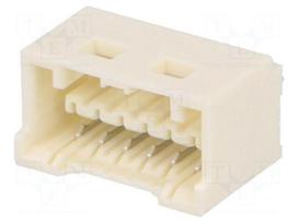 Socket | wire-board | male | CLIK-Mate | 1.5mm | PIN: 6 | THT | 2A | tinned