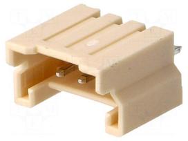 Socket | wire-board | male | Sherlock | 2mm | PIN: 3 | THT | on PCBs | 2A