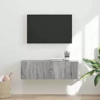 TV staliukas TV sieninė spintelė Pilkas Sonoma 98 x 31 x 29,5 cm
