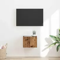 TV staliukas TV sieninė spintelė Senovinis medis 39 x 31 x 29,5 cm