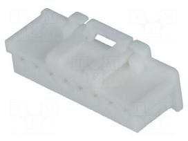 Plug | wire-board | female | DuraClik | 2mm | PIN: 8 | w/o contacts | 3A