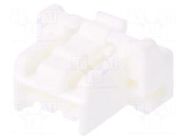 Plug | wire-board | female | CLIK-Mate | 2mm | PIN: 3 | w/o contacts