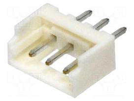 Socket | wire-board | male | Micro-Latch | 2mm | PIN: 3 | THT | on PCBs | 2A