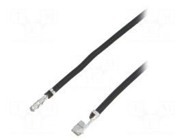Contact | female | 24AWG | MicroClasp | tinned | for cable | Len: 0.3m