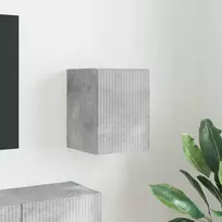 TV staliukas TV sieninė spintelė 30 x 31 x 40 cm Betoninė Apdirbta mediena