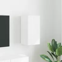 TV staliukas TV sieninė spintelė Balta 30 x 31 x 60 cm Apdirbta mediena
