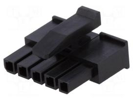 Plug | wire-wire | female | Micro MATE-N-LOK | 3mm | PIN: 5 | for cable