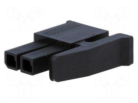 Plug | wire-board | female | Micro MATE-N-LOK | 3mm | PIN: 2 | for cable