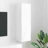TV staliukas TV sieninė spintelė Balta 30 x 31 x 100 cm Apdirbta mediena