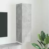 TV staliukas TV sieninė spintelė Betoninė 30 x 31 x 100 cm Apdirbta mediena