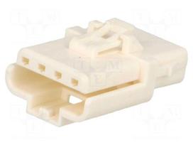 Plug | wire-wire | hermaphrodite | Ditto | 3mm | PIN: 4 | for cable | 4.6A