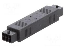Coupler | wire-wire | male | Micro-Fit 3.0 | 3mm | PIN: 6 | for cable