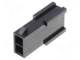 Plug | wire-wire | male | Micro-Fit 3.0 | 3mm | PIN: 2 | w/o contacts