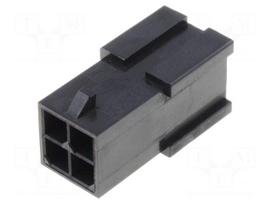 Plug | wire-wire | male | Micro-Fit 3.0 | 3mm | PIN: 4 | w/o contacts