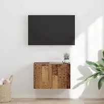 TV staliukas TV sieninė spintelė Senovinis medis 59,5 x 31 x 40 cm