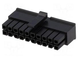 Plug | wire-board | female | Micro-Fit 3.0 | 3mm | PIN: 20 | w/o contacts