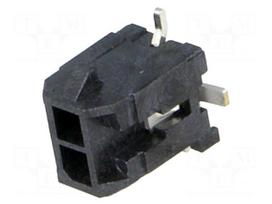 Socket | wire-board | male | Micro-Fit 3.0 | 3mm | PIN: 2 | Glow-Wire | SMT