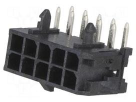 Socket | wire-board | male | Micro-Fit 3.0 | 3mm | PIN: 10 | THT | 5A | 600V