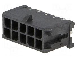 Socket | wire-board | male | Micro-Fit 3.0 | 3mm | PIN: 10 | THT | 5A | 600V