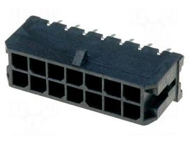 Socket | wire-board | male | Micro-Fit 3.0 | 3mm | PIN: 14 | THT | 5A | 600V